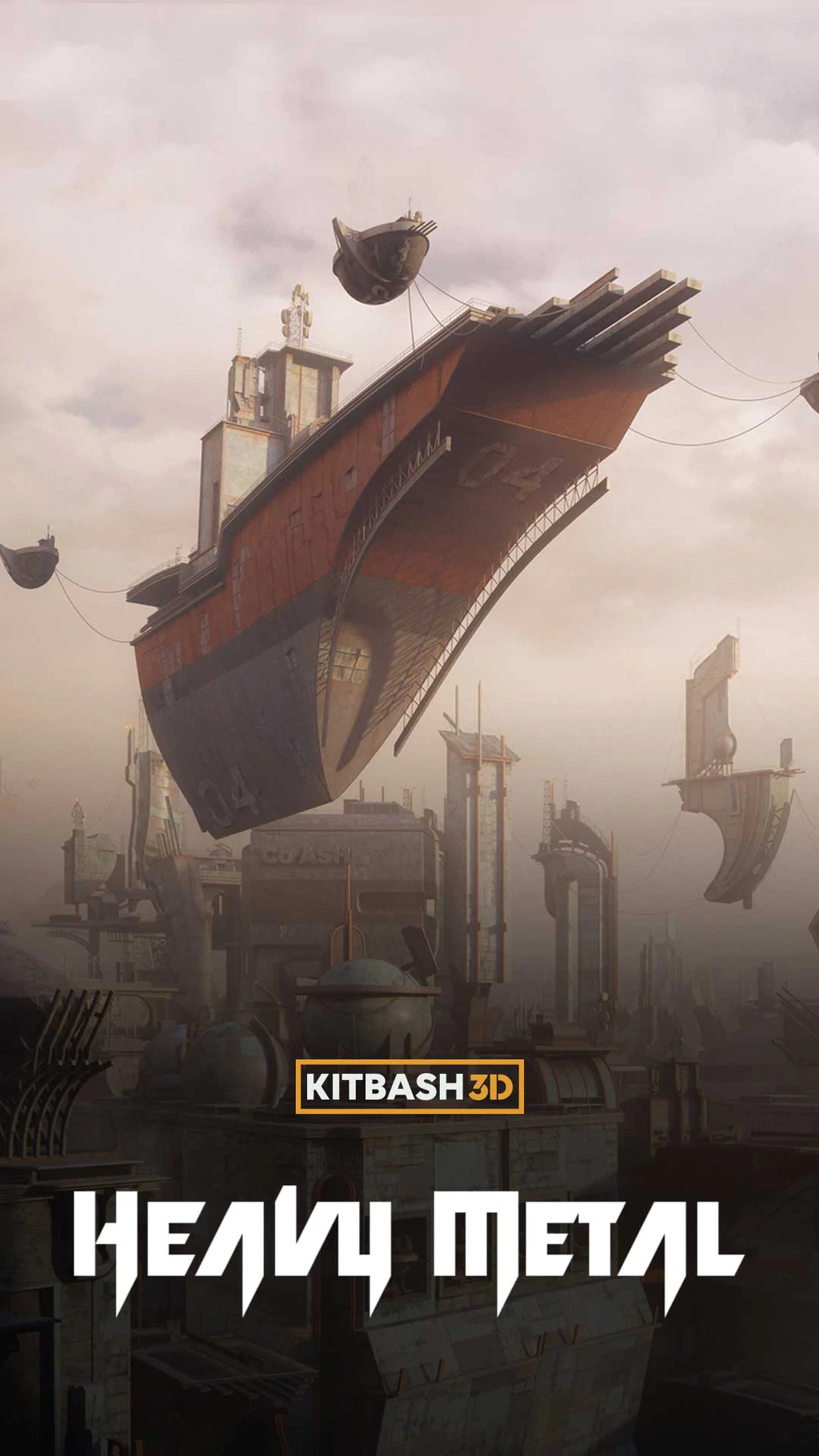 【Kitbash3D】Heavy Metal 3D 建筑场景模型资产包 - CG Staion