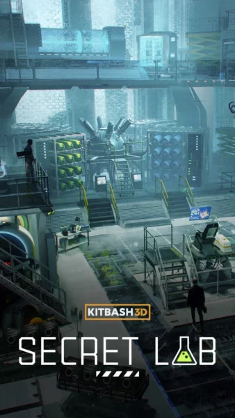 【Kitbash3D】Secret Lab 3D 建筑场景模型资产包