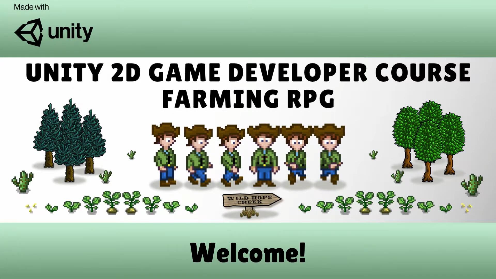 【中英双字】【Udemy】Rob Ager 开发 Unity 2D 农场 RPG 游戏 - CG Staion