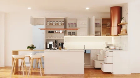 【中英双字】Vray 5 在 Sketchup  | 厨房设计| 室内设计课程