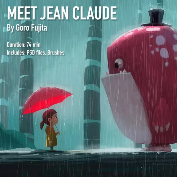 【中英双字】Goro Fujita 的 Meet Jean Claude 绘画