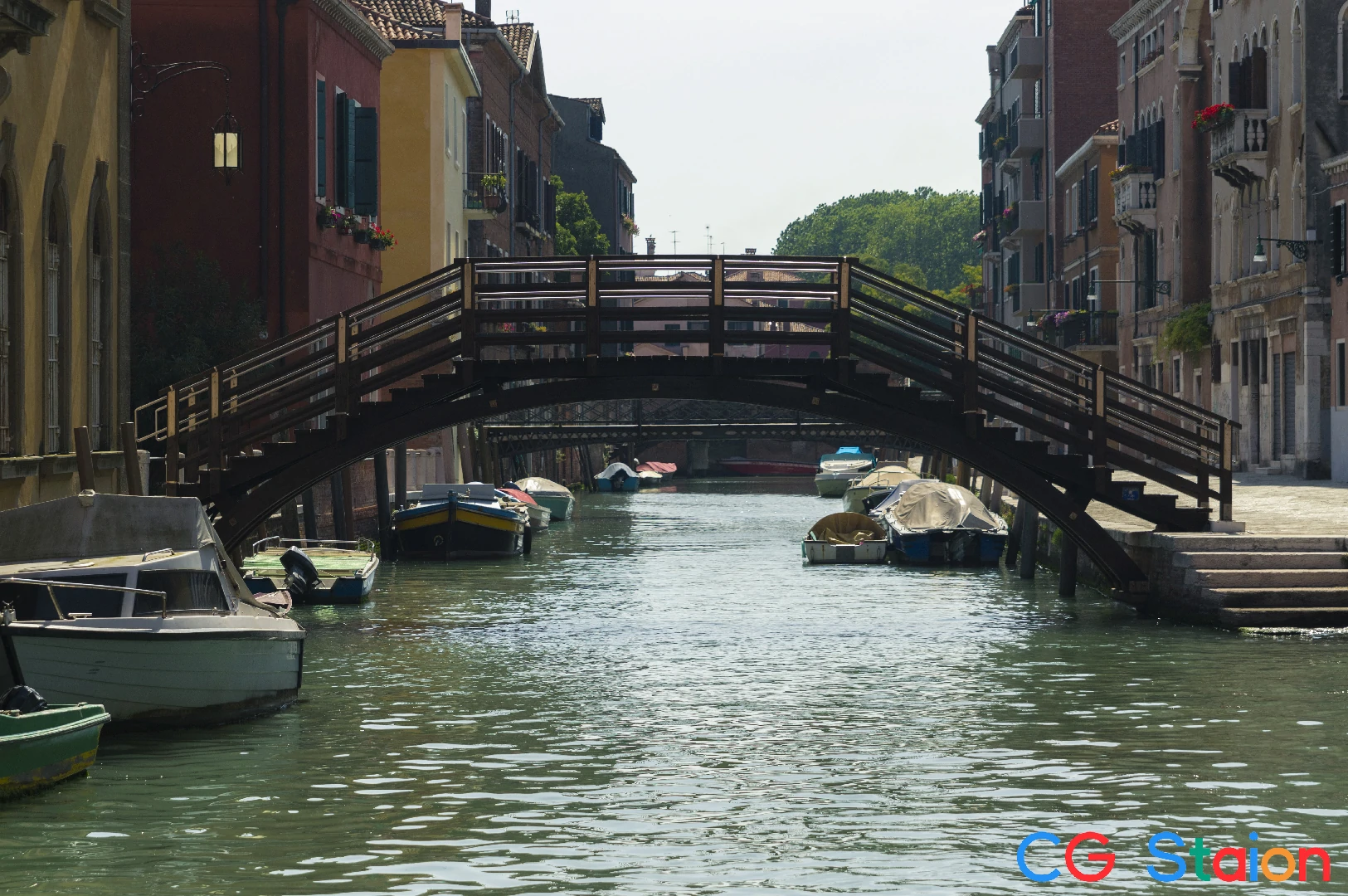 404张威尼斯水城街道桥梁建筑高清参考图片3
