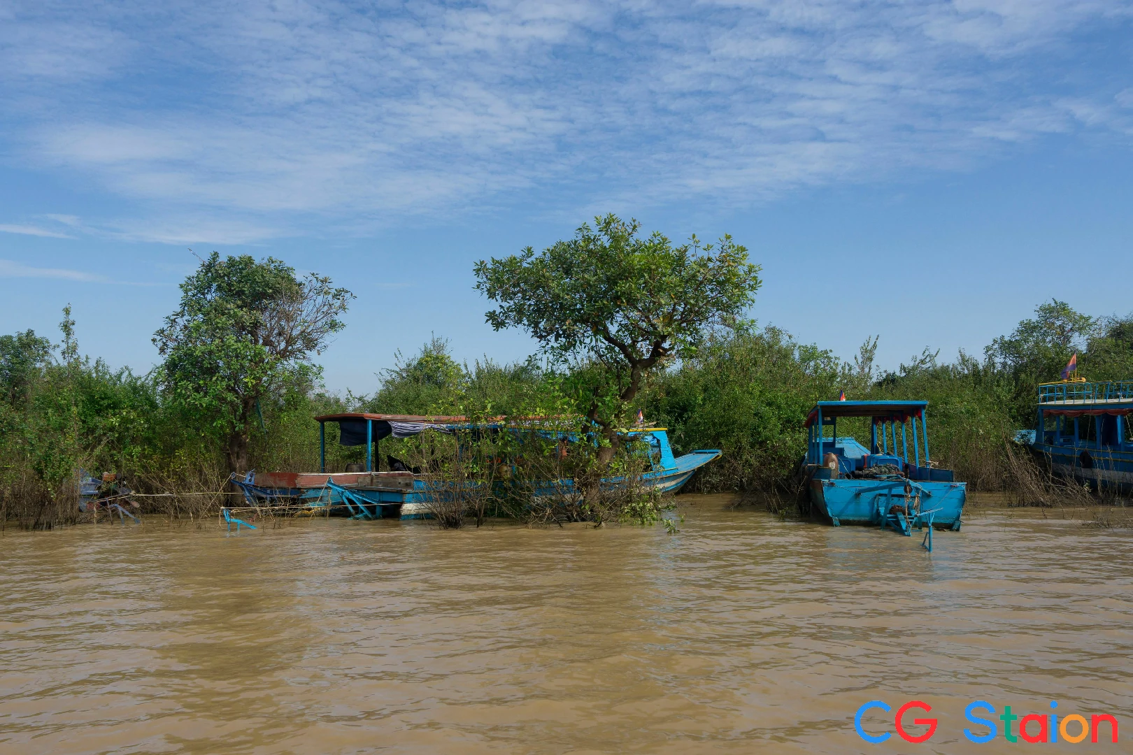 427张柬埔寨洞里萨湖漂浮的村庄高清参考图片4