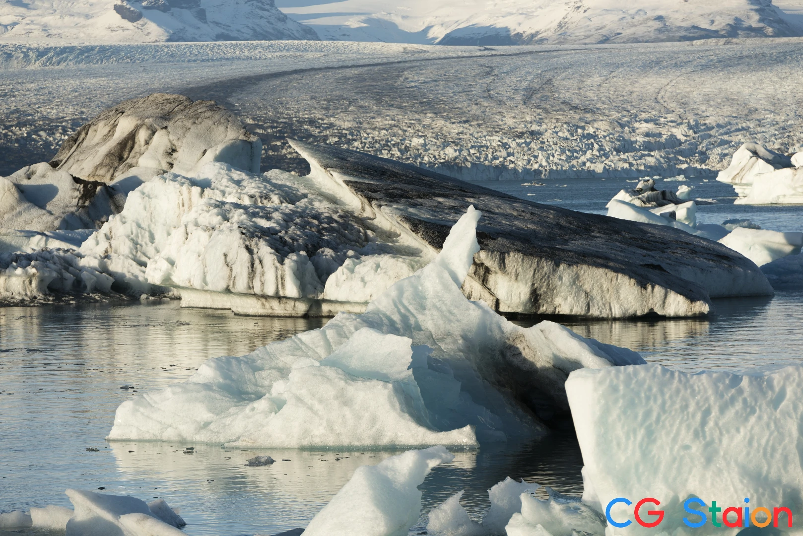 435张冰岛冰川冰晶高清参考图片2