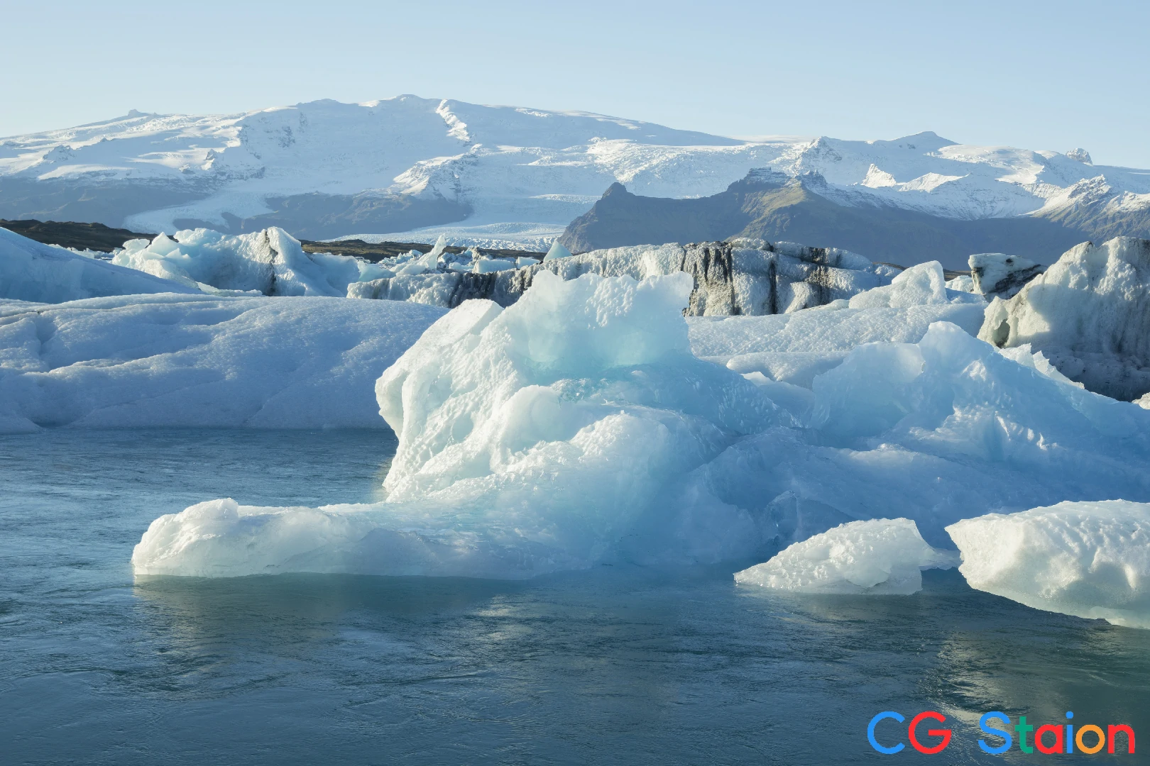 435张冰岛冰川冰晶高清参考图片6