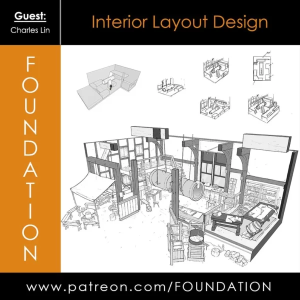 【中英双字】《Foundation Patreon》Charles Lin 室内布局设计