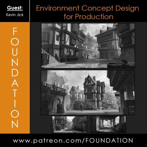【中英双字】《Foundation Patreon》Kevin Jick 的环境概念设计