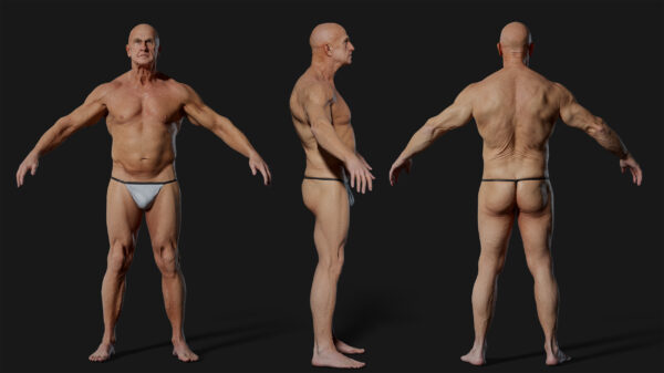 【3D Scanstore】Animation Ready Body Scan 男性 vol-05