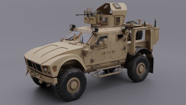 【Artstation】MRAP 美国陆军奥什科什 M-ATV 模型