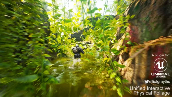 【Unreal Engine】植物物理交互式模组资产包