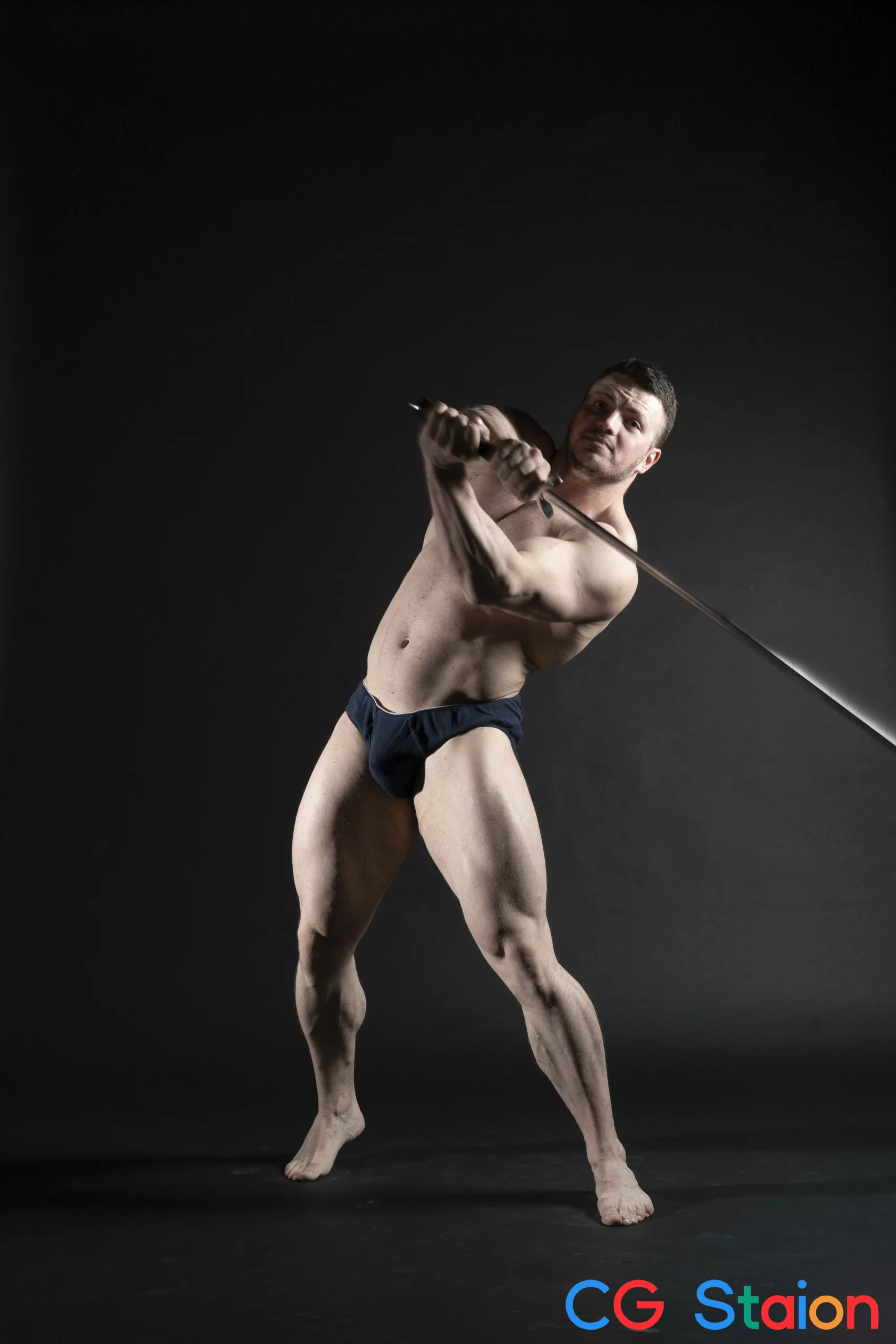 【高清参考图】318张男性肌肉动态形体高清参考图片4