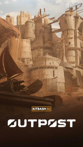 【Kitbash3D】Outpost 3D 建筑场景模型资产包
