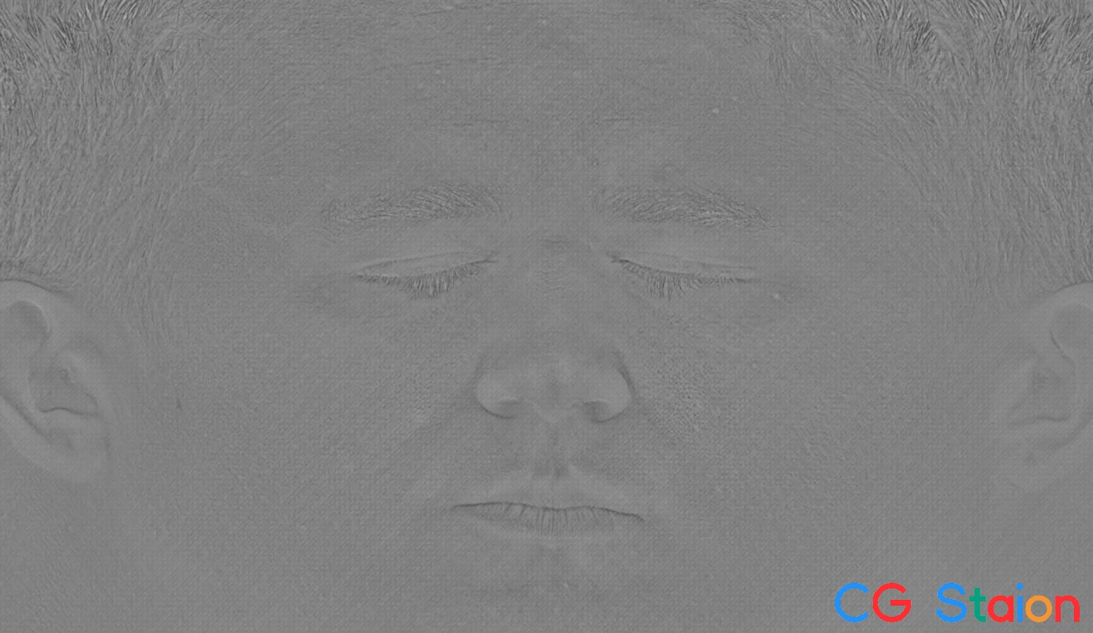 【Texturing XYZ】30岁男性脸部映射贴图纹理 vol-635
