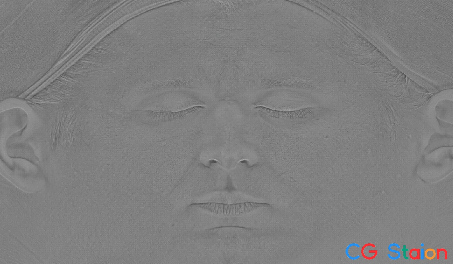 【Texturing XYZ】30岁男性脸部映射贴图纹理 vol-835