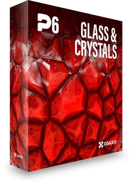 【CG Axis】Physical 6 玻璃＆水晶 PBR 贴图纹理包