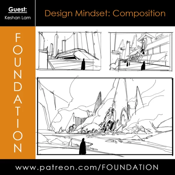 【中英双字】【Foundation Patreon】Keshan Lam 设计思维：构图