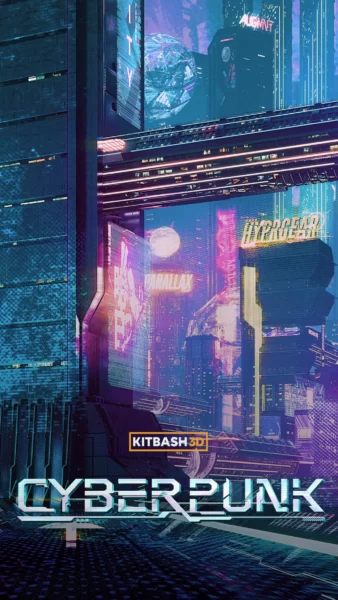 【Kitbash3D】Cyber Punk 3D 建筑场景模型资产包