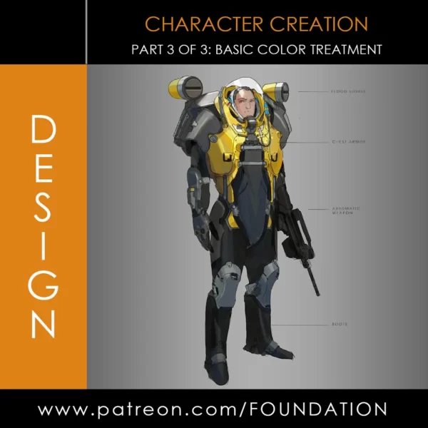 【中英双字】【Foundation Patreon】角色创作 Part 3：基本颜色处理