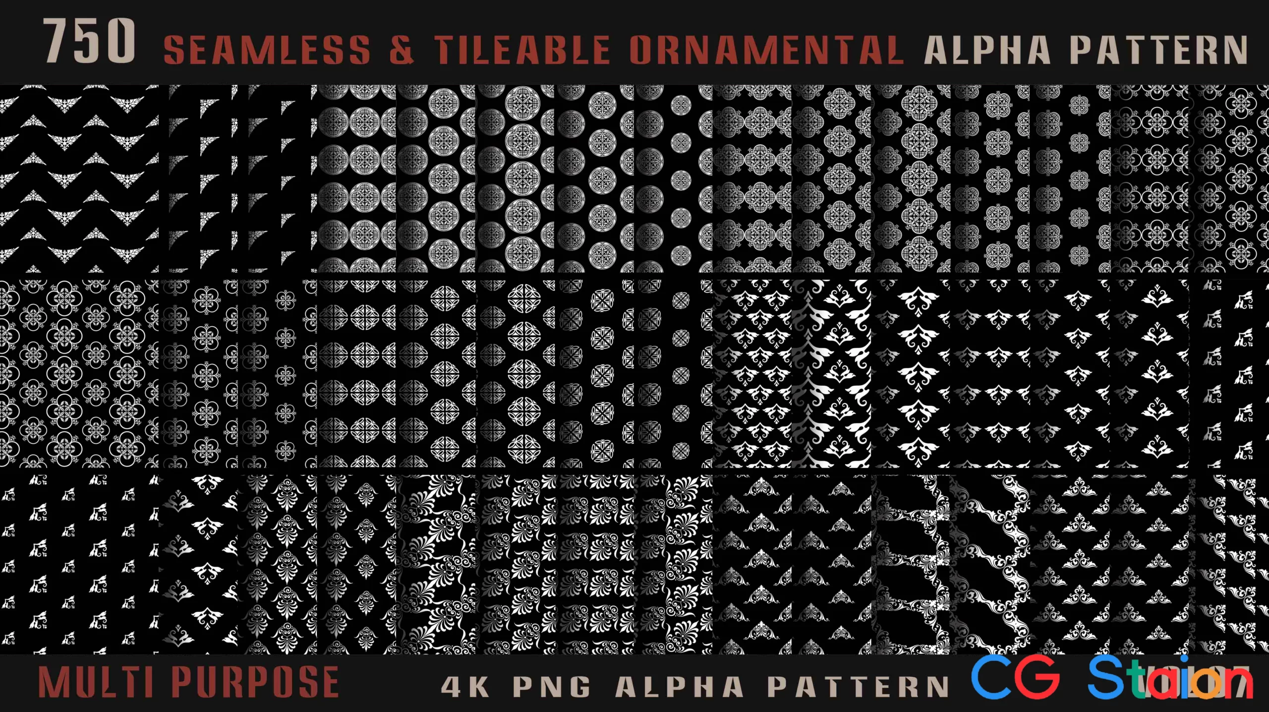 【Tile Loop Alpha】Mona Ghafourian 800 个平铺装饰图案10