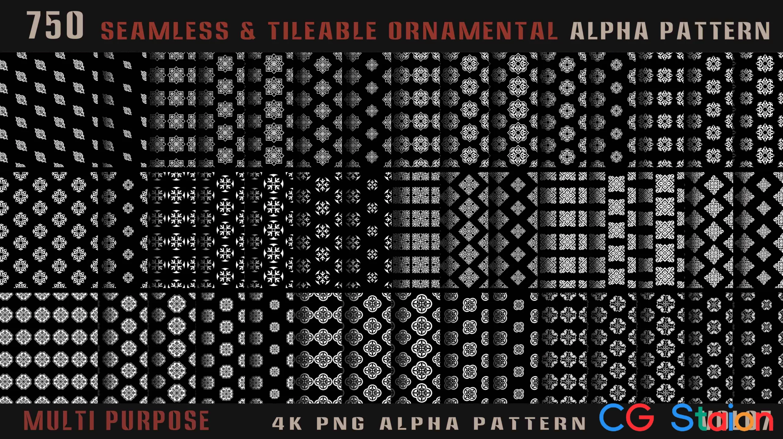 【Tile Loop Alpha】Mona Ghafourian 800 个平铺装饰图案5