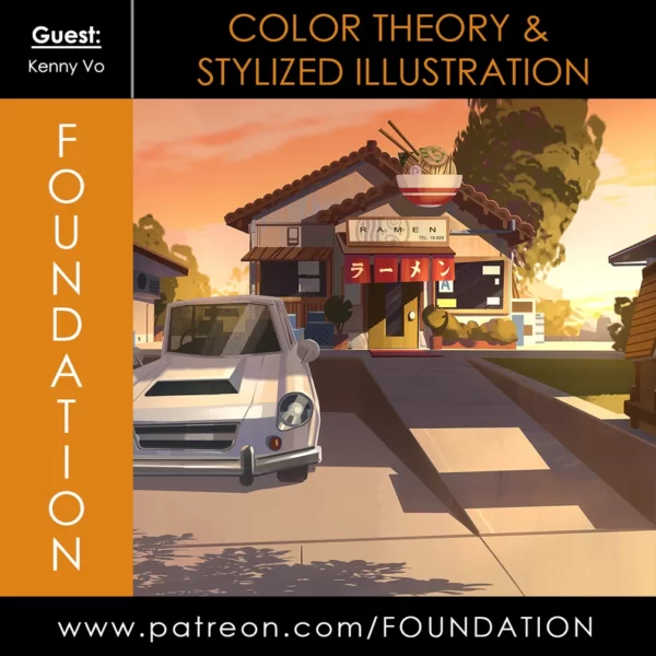 【中英双字】【Foundation Patreon】Kenny Vo 色彩理论与程式化插图