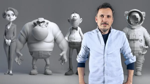 【中英双字】【Domestika】Juan Solís García 3D 卡通人物专业造型