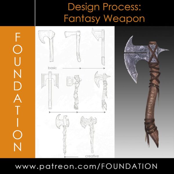 【中英双字】【Foundation Patreon】设计过程：奇幻武器