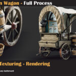 【无解说】Milad Kambari 制作老西部马车