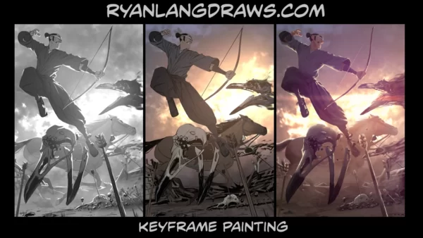 【中英双字】Ryan Lang 绘画关键帧：Archer Moment