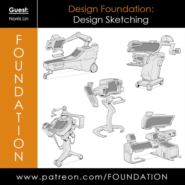 【中英双字】【Foundation Patreo】Norris Lin 设计基础：设计草图