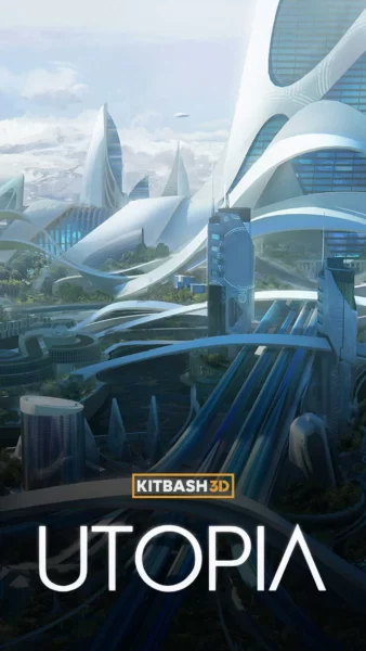 【Kitbash3D】Utopia 3D 建筑场景模型资产包